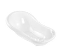 keeeper Winnie Ergonomic Baby Bath with Plug, from 0 to Approx. 12 Months, 84 cm, Maria, White
