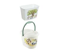 Keeeper Winnie The Pooh Hanging Organizer Box 4 Litre & Nappy Bin with Lid And Handle, Multi