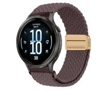 KeeFos 18mm Strap Compatible with Garmin Venu 4 41mm/Venu 3S 41mm/2S/Forerunner 265S/255S/255S Music/Vivoactive 4S 40mm/Vivomove 3S 39mm Nylon Watch Band with Magnetic - Purple