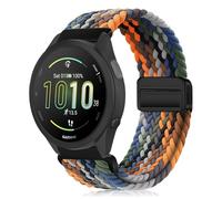 KeeFos 20mm Strap Compatible with Garmin Forerunner 570 42mm/165/245/645/Approach S50/S44/Vivoactive 6/5/Venu Sq 2/Venu 2 Plus, Nylon Wristbands with Magnetic, Replacement Watch Band - Camouflage