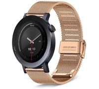 KeeFos 22mm Metal Strap Compatible with CMF by Nothing Watch 3 Pro/CMF by Nothing Watch Pro 2, Stainless Steel Straps, Adjustable Women Men Watch Band - Rose Gold