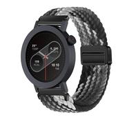 KeeFos 22mm Strap Compatible with CMF by Nothing Watch 3 Pro/CMF by Nothing Watch Pro 2, Nylon Wristbands with Magnetic, Men Women Replacement Watch Band - Black White