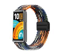 KeeFos Strap Compatible with Huawei Band 11/11 Pro, Nylon Sports Wristbands with Magnetic, Replacement Watch Band for Men Women - Mixed Color Denim Blue