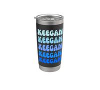 Keegan Name Minimalist Design Stainless Steel Insulated Tumbler