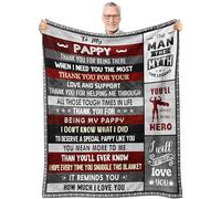 Keeinow Dad, Grandpa, Papa, Papaw, Pawpaw, Pop pop, Pappy, Uncle Throw Blanket Gifts (Pappy Gifts, 50"x60")