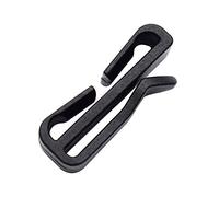 KEEJEA 10pcs Webbing Ending clip adjust keeper Buckle for Molle webbing buckle strap Belt tactical backpack bag camp hike outdoor (25mm (1 inch))