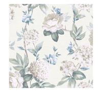 Keeka Floral Wallpaper Arthouse Bright Blue One Size
