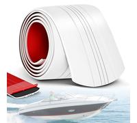 Keel Guard for Fiberglass Boat: Easy to Install and Securely Adhered,Corrosion Resistance 6 Inch Wide, 6 Foot Long, Fibreglass and Aluminium Marine Self-Adhesive Keel Protectors to Withstand Rocks.