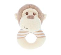 Keel Toys 14cm Keeleco Baby Marcel Monkey Ring Rattle