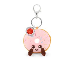 Keel Toys Keeleco Bakery Bag Charm KeyRing KeyChain 12cm Plush Soft Beanie Gift