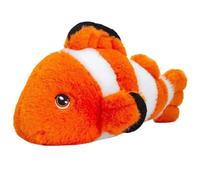Keel Toys Keeleco Clown Fish Plush Toy 33 cm - SE1017 Orange White