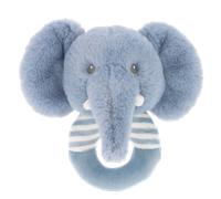 Keel Toys 14cm Keeleco Baby Ezra Elephant Ring Rattle