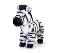 Keel Toys Keeleco SE1037 Plush Toy, 100% Recycled Eco Friendly Toy for Kids, Zebra Plush Toy, 20 cm, Black/White