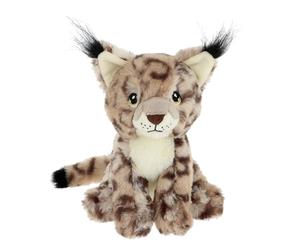 Keel Toys Keeleco SE3054 Plush Toy, 100% Recycled Eco Friendly Toy for Children, Plush Toy, Wild Cat, 18 cm