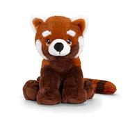 Keel Toys Keeleco SE6566 Panda Plush Toy Red 18 cm Brown White