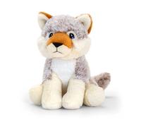 Keel Toys Keeleco Wolf Stuffed Soft Toy Plush Lovely Teddy Teddies Animal 18cm