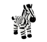 Keel Toys Keeleco Zebra 25 cm Soft Toy - 100% Huggable- 100% Recycled, Eco-Friendly, Newborn Gift, Realistic Lifelike - Perfect Soft Snuggly Playtime Companions for Children