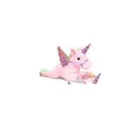 Keel Toys Pink Pegasus Unicorn With Shimmery Rainbow Wings Soft Toy 35cm