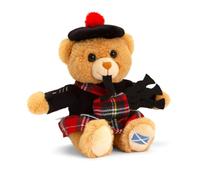 Keel Toys Scottish Piper Bear Stuffed Soft Toy Plush Lovely Teddy 19cm 15cm