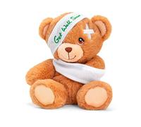 Keel Toys SE1097 15cm Keeleco Get Well Soon Bear, Multicolor