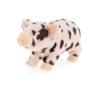 Keel Toys SE2265 Keeleco Spotted Pig - Pink with Black Spots - 28cm Soft Cuddly Plush Stuffed Toy