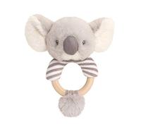 Keel Kids Eco Cozy Koala Recycled-polyester and Wood Rattle 14cm