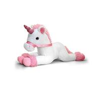 Keel Toys SF1719-W Unicorns KEEL Soft Toys 35cm SF1719, Pink/White