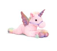 Keel Toys SF2121AMA Pegasus Soft Toy, Pink, 50cm