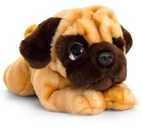 Keel Toys Signature Cuddle Puppies Pug 25 cm Puppy Brown Soft Cuddly Plush