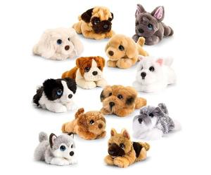 Keel Toys Signature Cuddle Puppy Cute Pet Dog Soft Plush 25cm (Random Model, Pack of 1)