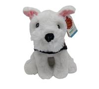 Keel Toys Keeleco Black Westie Dog with Tartan Coat 20cm