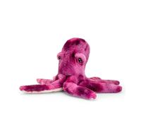 Keel Toys Keeleco - Plush Toy 100% Recycled - Environmentally Friendly Toy for Children - Plush Squid 33 cm - SE1016, Purple