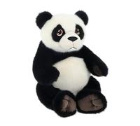 Keeleco Panda Plush Toy, 100% Recycled Eco-Friendly Toy for Kids, 100% Recycled Material, 20 cm