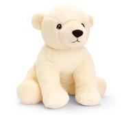 Keeleco Polar Bear Stuffed Soft Toy Plush Lovely Teddy Teddies Animal 25cm
