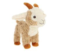 Keeleco Pygmy Goat Plush 20cm Soft Toy - 100% Huggable- 100% Recycled, Eco-Friendly, Newborn Gift, Realistic Lifelike - Perfect Soft Snuggly Playtime Companions for Children