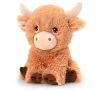 Keeleco Shaggy Cow 25cm Plush Soft Toy Teddy Farm Animal Gift Ages 0+