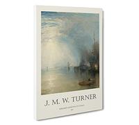 Keelmen Heaving in Coals Joseph-Mallord William Turner Canvas Print | Gallery Wrapped 30mm Frame Wall Art | 30x20 inches | Ready to Hang | Contemporary Picture | Living Room Bedroom Lounge Office