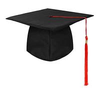 KEELYY Graduation Unisex Adjustable Bachelor Parties from University, College, - 4 Colours Cap, Red, One Size
