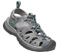 Keen 1022814 Whisper W Sandals Colour: Medium Grey/Peacock Green, Size: US9.5 UK7