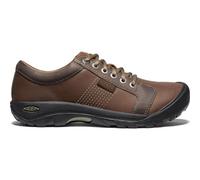 KEEN Men's Austin Low Height Leather Oxfords, Chocolate Brown, 8.5