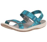 KEEN Unisex Kids Elle Backstrap Slingback Sandal, Sea Moss Fjord Blue, 3 UK