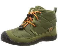 KEEN Big Kid's Howser 2 Quilted Waterproof Chukka Boot, Capulet Olive/Russet Orange, 4 BK (Big Kid's) UK