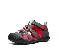 KEEN Boy's Unisex Kids Seacamp 2 CNX Sandals, Magnet/Red Carpet, 6 UK Child