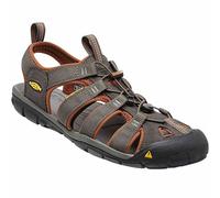KEEN Men's Clearwater CNX Lightweight Water Sandals, Raven/Tortoise Shell, 10.5