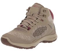 KEEN Damen Terradora Flex Mid Wp-w Wanderstiefel, Plaza Taupe/Windsor-Wein, 38.5 EU