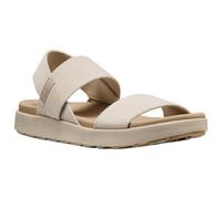 KEEN Women's Elle Backstrap Casual Platform Open Toe Wedge Sandals, Birch/Safari, 5.5