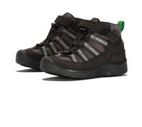 KEEN Little Kid's Hikeport 2 Sport Mid Height Waterproof Hiking Boot, Black/Irish Green, (Little Kid's) 8 UK/ 25/26 EU