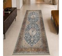 Keen Home Design 30"x84" Rug - Machine Washable Runner Rug with Non-Slip Backing, Ideal for Hallway, Entryway, Kitchen, Laundry Room - Vintage, Easy Clean, Durable, Low Pile Rug - (2'6" x 7')