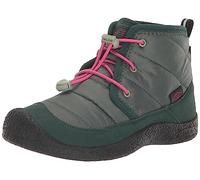 KEEN Howser 2 Chukka Waterproof Boots, Dark Forest/Fuchsia Purple, 8 UK Child