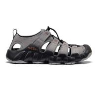 KEEN mens Hyperport H2 Closed Toe Breathable Easy on Comfortable Hiking and Water Sandals, Steel Grey/Burnt Brick, 11